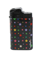 Unilite klik aanstekers - navulbaar - 20 stuks in een display - Stars print 