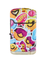 Jet Flame aanstekers  - turbo aansteker - 20 stuks - 360&deg; Happy Smiley print - soft touch