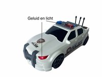 Police car 99 USA - politie auto met frictiemotor - geluids- en lichteffecten - 24CM