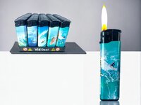 Aanstekers 50 stuks - navulbaar - Water Sports print - vio&reg; Aansteker