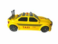 City Taxi - speelgoed taxi met geluids- en lichteffecten - frictiemotor - 1:16