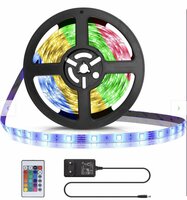 RGB Led strip  - 5m - 15 kleuren - Inclusief afstandbediening