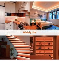 LED-neonlicht - 5m 12V laagspanning 12 mm (Kleur: warm wit)