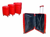 Koffers - Luxe - Set van 3 - Rood - 55/65/75 cm