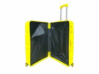 Koffers - Luxe - Set van 3 stuks - Geel - 55/65/75 cm