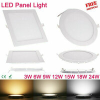 LED-paneel | 22 Watt | Rond | Inbouwplafondlamp (natuurlijk wit) &Oslash;185mm