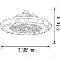 LED High Bay 200 watt | 175lm/w | DIMBAAR | 6000K