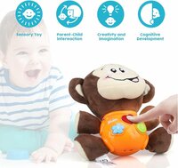 Little Monkey - Pluche aapje baby speelgoed - voor baby's van 0 tot 36 maanden