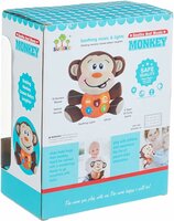 Little Monkey - Pluche aapje baby speelgoed - voor baby's van 0 tot 36 maanden