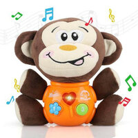 Little Monkey - Pluche aapje baby speelgoed - voor baby's van 0 tot 36 maanden