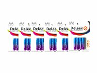 Batterijen Deleex AAA R03P 1.5V - 48- stuks in pak