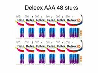 Batterijen Deleex AAA R03P 1.5V - 48- stuks in pak