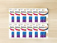 Batterijen Deleex AAA R03P 1.5V - 48- stuks in pak