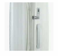 Koffer - Rock - Parel Wit - TSA slot - Siliconen/Polypropyleen - 64 x 43 x 27/30 cm