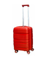 Koffer - Handbagage - Rood - Siliconen/Polypropyleen - 55 x 37 x 20 cm