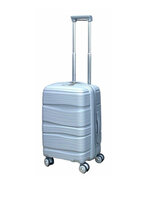 Koffer - Handbagage - 55cm - Grijs - Siliconen/Polypropyleen