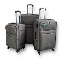 Europe Travel - Stoffen Koffer - 4 zwenk wielen - Polyester - Groot 68 cm