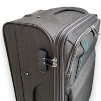 Europe Travel - Stoffen Koffer - 4 zwenk wielen - Polyester - Groot 68 cm