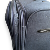 Europe Travel - 3-delige Stoffen Kofferset - Polyester - 58/68/77 cm