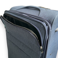 Europe Trafel - Koffer - Zachte Stof Polyester - groot 68 x 41 x 26/28 cm