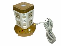 Stekkerdoos met USB-C - Met Schakelaar - 8 Stopcontacten - 3 USB Poorten + LED nachtlampje- Snellader - 1.9M Universeel 