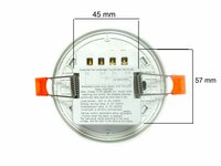 PIR Bewegingsmelder 360&deg; - bewegingssensor - Sensor Inbouw Plafond 360 graden