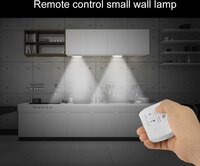 LED Lampen - 3 stuks met afstandsbediening - draadloze wandlampen - Dimbaar - met Timer - wit licht