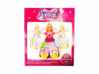 Dansende Prinsesengel -  Muziek, 3D Led Lichtshow &amp;  BUMP AND GO FUN