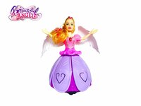 Dansende Prinsesengel -  Muziek, 3D Led Lichtshow &amp;  BUMP AND GO FUN