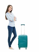 Koffers - Luxe - Set van 3 - Turquoise - 55/65/75 cm