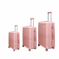 Koffers - Luxe - Set van 3 -  Roze - 55/65/75 cm