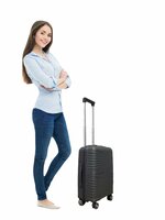 Koffers set van 3 stuks - Licht Zwart - 55/65/75 cm