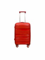 Koffer - Handbagage - Rood - Siliconen/Polypropyleen - 55 x 37 x 20 cm