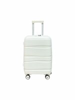 Koffer - Handbagage - Wit - Siliconen/Polypropyleen - 55 x 35 x 20 cm