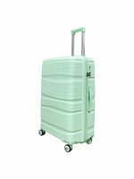 Grote Koffer - Reiskoffer met Cijferslot - Mint Groen  - Siliconen - 106L - 75 cm