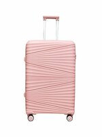 Groot XL koffer roze 75cm - tot 35kg - 4 wielen 360 graden spinner