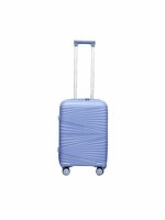 Handbagage koffer 55CM licht blauw met 4 wielen 360 graden spinner