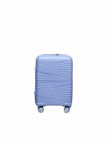 Handbagage koffer 55CM licht blauw met 4 wielen 360 graden spinner