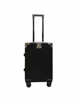 Koffer handbagage met harde schaal, PC ABS aluminium 4 metalen hoeken voor bescherming