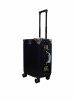 Handbagage met harde schaal, PC ABS aluminium 4 metalen hoeken voor bescherming
