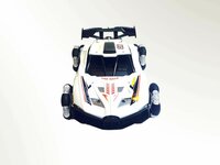 Rc auto 2.4GHZ Burn-out rook auto met echte rook en LED-lichtjes  met Geluid en oplaadbaar w