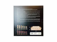 Chess Houten schaakbord set - 38x38cm - ingebouwde opberglade + Extra Koninginnen