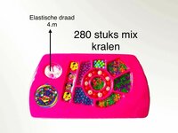 Kralenset - DIY - Crystal Chic - Sieraden voor meisjes - kralenmix 280 stuks