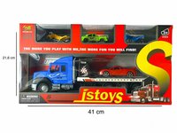 698 Transport Truck set - autotransport vrachtwagen 36.2CM