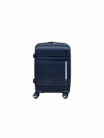 Handbagage koffer 55CM met 4 wielen 360 graden spinner ( zwart ) -&nbsp;100% polypropyleen - editie 2025