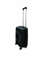 Handbagage koffer 55CM met 4 wielen 360 graden spinner ( zwart ) -&nbsp;100% polypropyleen - editie 2025