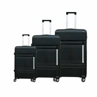 Groot XL koffer zwart 75cm - tot 35kg - 4 wielen 360 graden spinner XL -&nbsp;100% polypropyleen - editie 2025