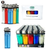 Flint Aanstekers 50 stuks - Wegwerpaansteker - Doorzicht - TOM&reg; Lighter