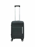 Handbagage koffer 55CM - 4 wielen 360 graden spinner donker grijs -&nbsp;100% polypropyleen - editie 2025