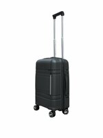 Handbagage koffer 55CM - 4 wielen 360 graden spinner donker grijs -&nbsp;100% polypropyleen - editie 2025